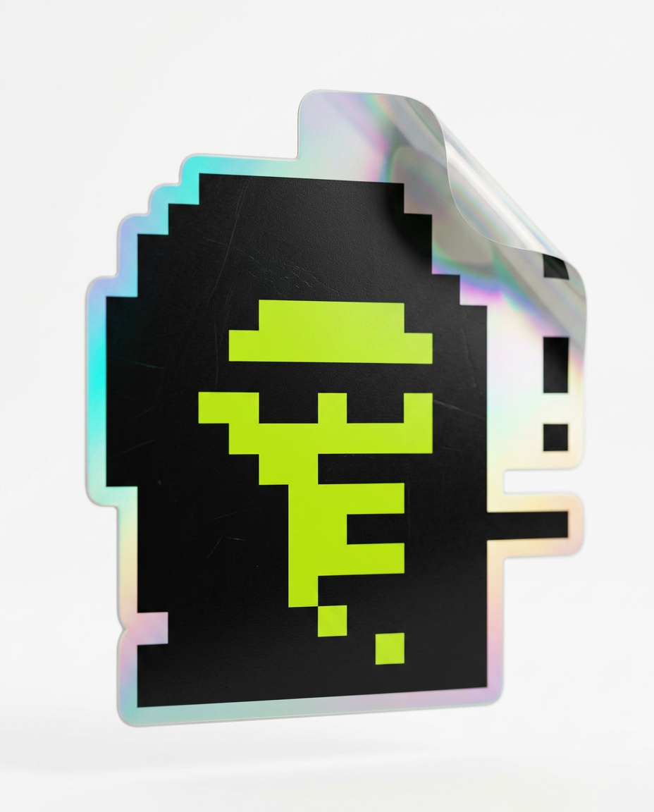 Hoodie sticker render 3